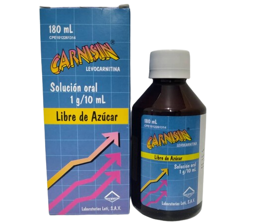 CARNISIN 1G/10ML X 180ML SOLUCION