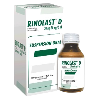 RINOLAST D 30MG-30MG/5ML SUSP X 120ML | FarmaBien