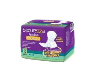 TOALLAS CLINICAS P/PARTO SECUREZZA X 10 | FarmaBien