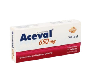 ACEVAL 650MG X 10 TAB | FarmaBien