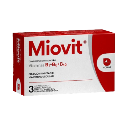 MIOVIT X 3 AMPOLLAS | FarmaBien