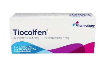 TIOCOLFEN 600 mg - 4 mg TAB X 15 TABLET | FarmaBien