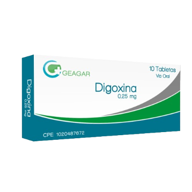 DIGOXINA 0.25MG X 10TAB GEAGAR | FarmaBien