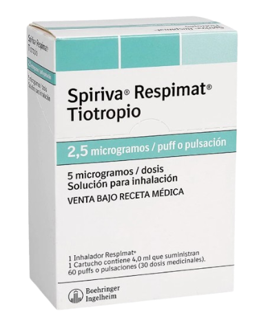 SPIRIVA RESPIMANT 2,5MCG/DOSIS 60 PUFF | FarmaBien