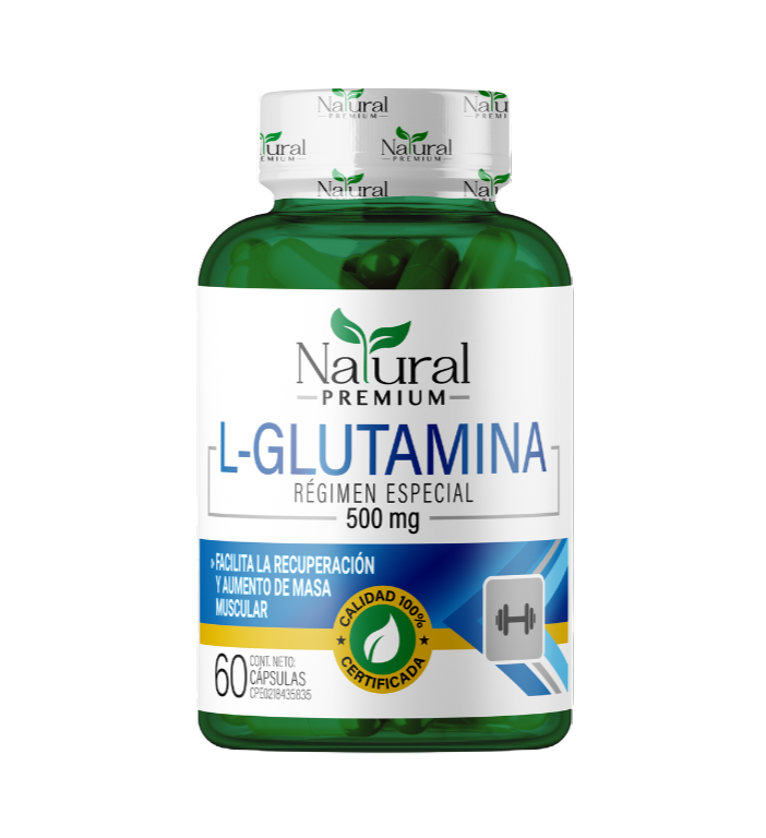 l carnitina y glutamina L-GLUTAMINA 60 CAP