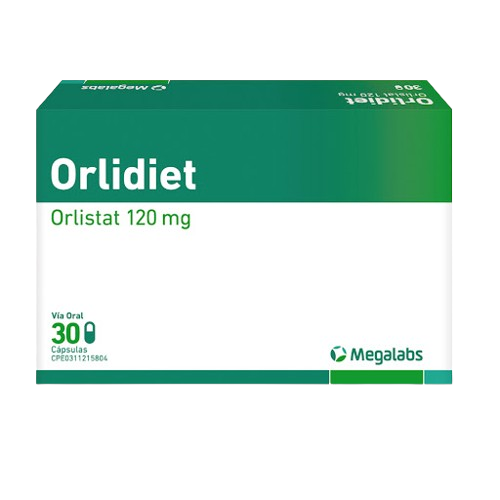 ORLIDIET 120 MG X 30 CAPS | FarmaBien