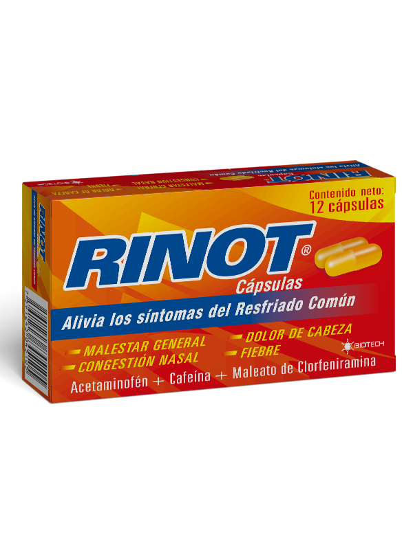 RINOT X 12CAP | FarmaBien