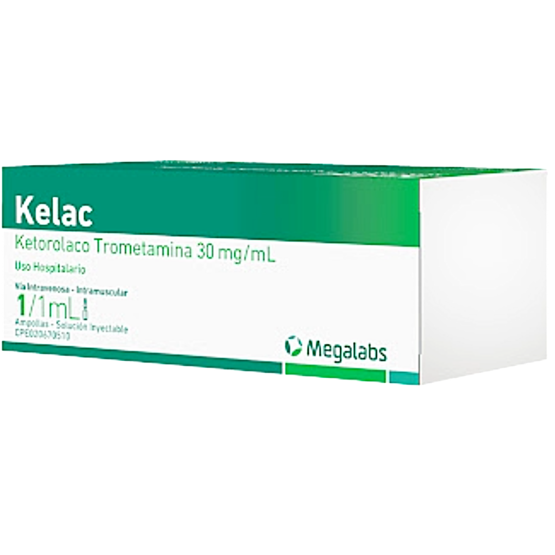 KELAC SOL INY 30 MG/ML 1 AMP X 1 ML | FarmaBien
