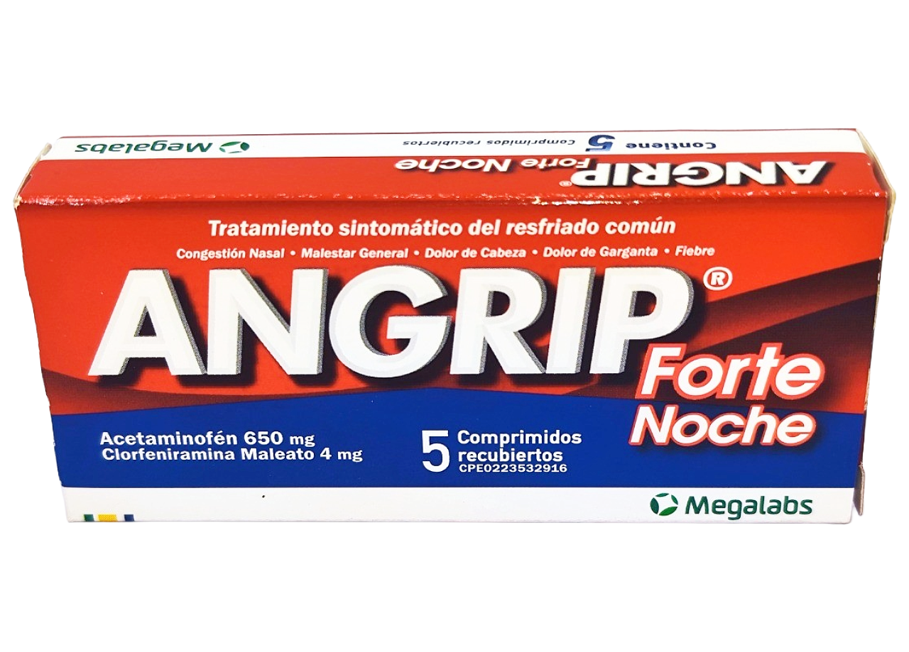 ANGRIP FORTE NOCHE X 5 COMP REC | FarmaBien
