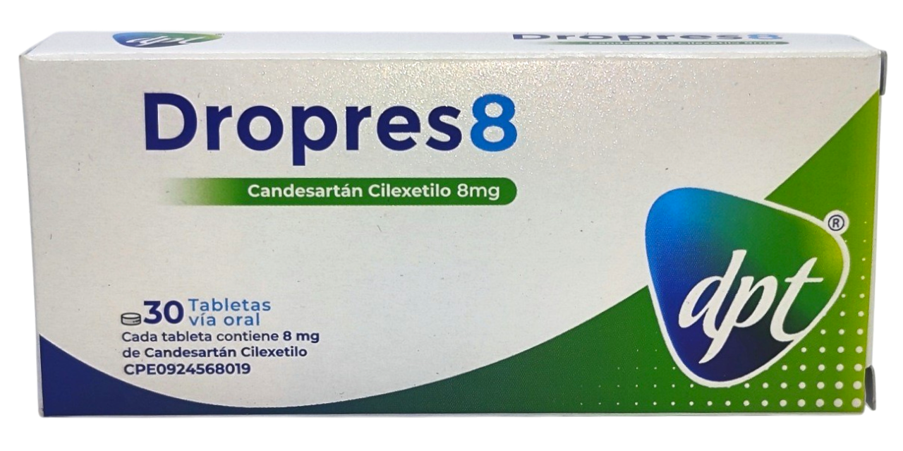 DROPRES8 8MG X 30 TAB | FarmaBien