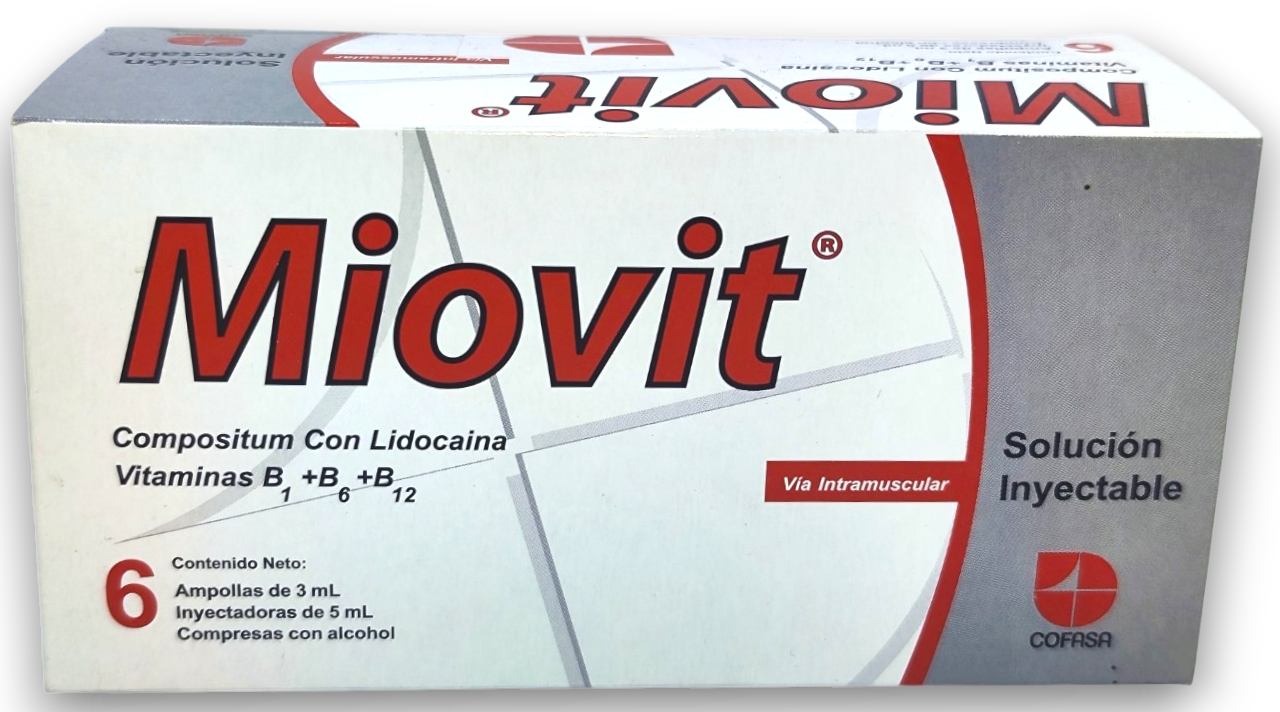 MIOVIT X 6 AMPOLLAS | FarmaBien