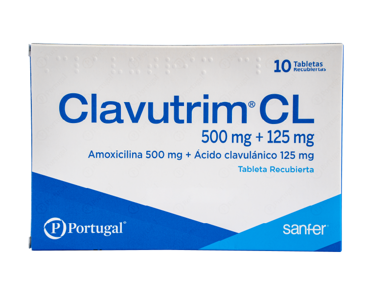 CLAVUTRIM CL X 10 TAB 500 MG /125 MG | FarmaBien